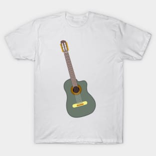 Green Guitar T-Shirt